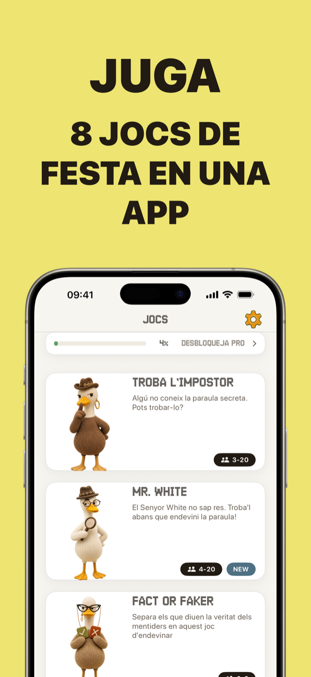 8 party games in one app