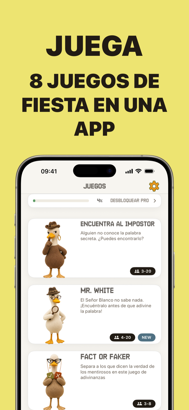 8 party games in one app